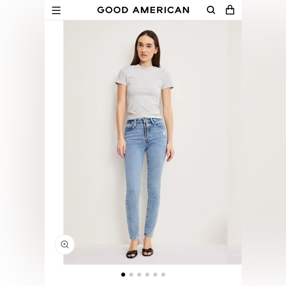 Good American Light Blue Denim Jeans